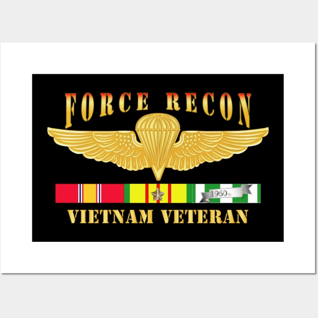 Force Recon Fire Vietnam Vet w VN SVC Wall Art by twix123844